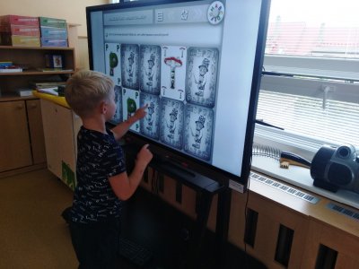 Předškoláci a interaktivní tabule