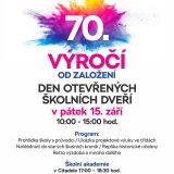70. výročí školy